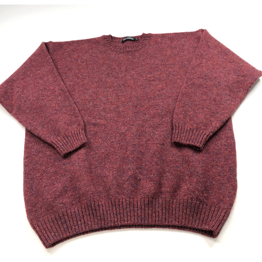 Mackinnon Of Scotland XL Pullover Crew Neck Sweater Red MINT